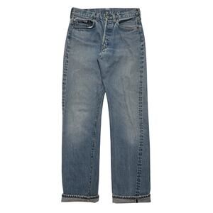 VTG 70's Levi's 501 Made In USA Straight Leg Selvedge‎ Blue Denim Jeans 30 x 33